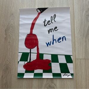 Wine Pour Canvas Art Print Poster